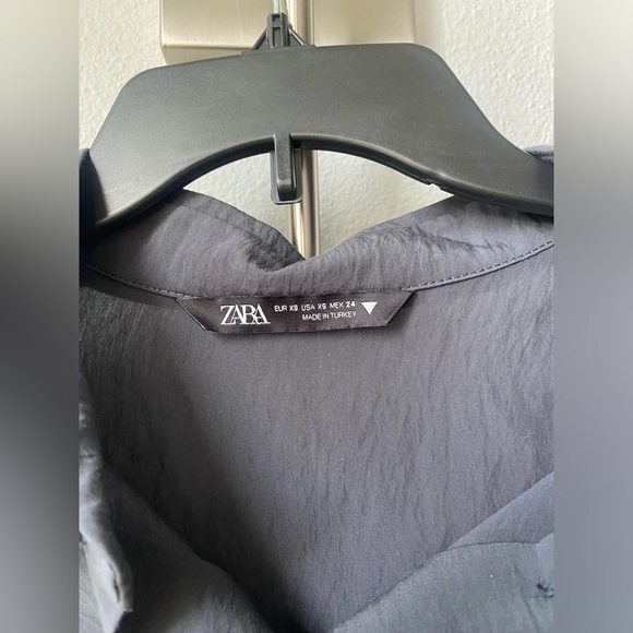 Zara grey oversized blouse size XS - Picture 3 of 3